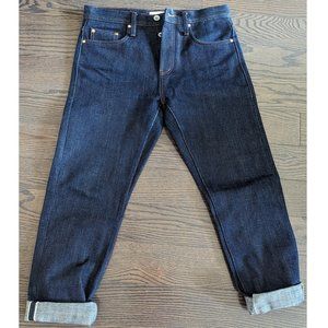 UB221 Tapered Fit - 21oz Heavyweight Indigo Selvedge Denim - 32